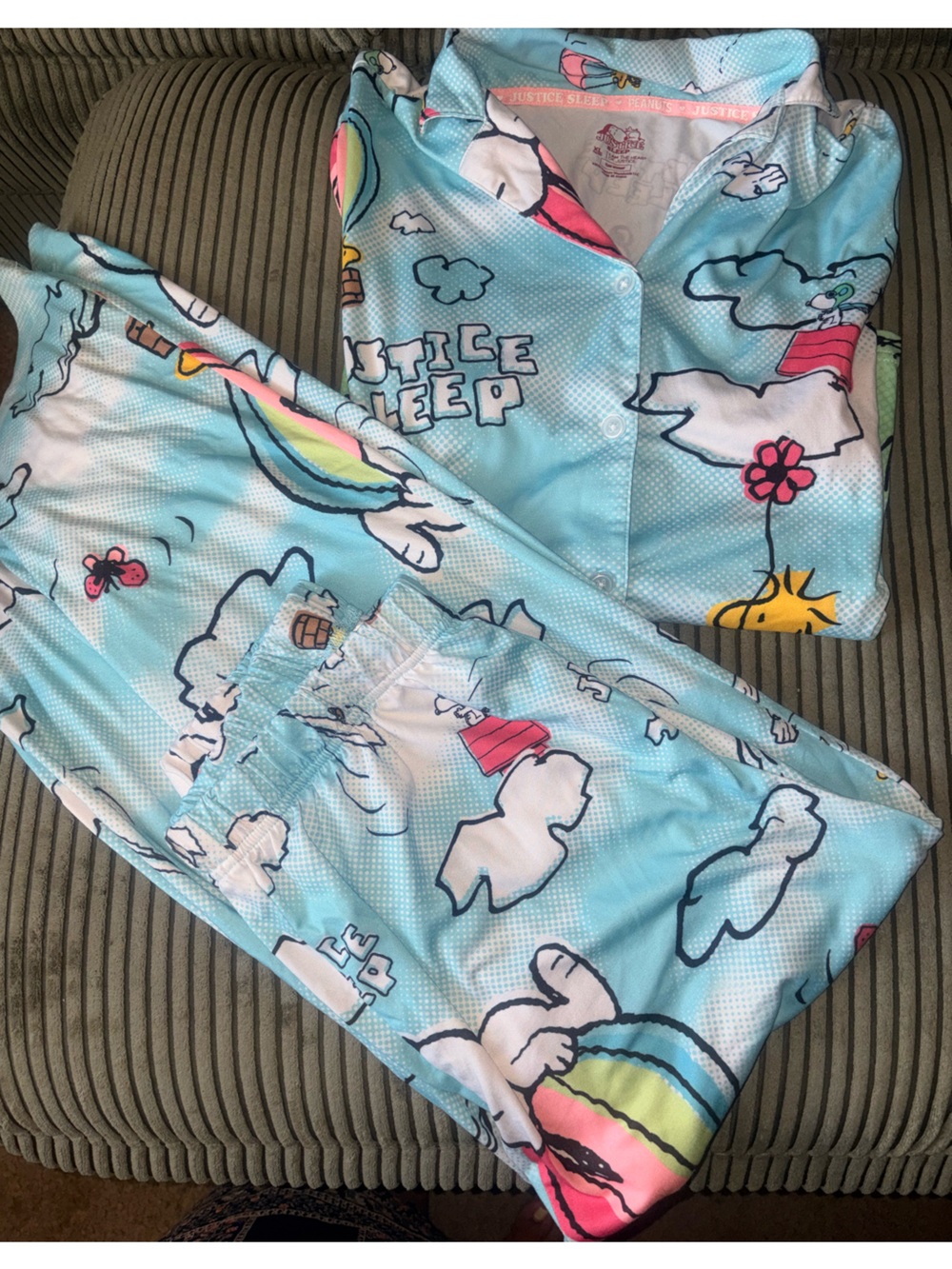 Justice Snoopy Pajamas